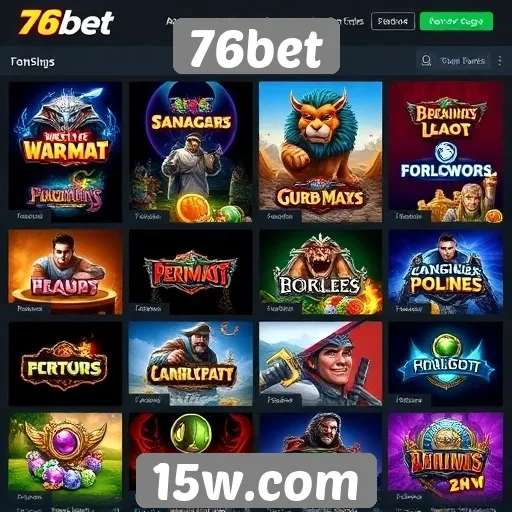 Análise das opções de jogos disponíveis no 76bet